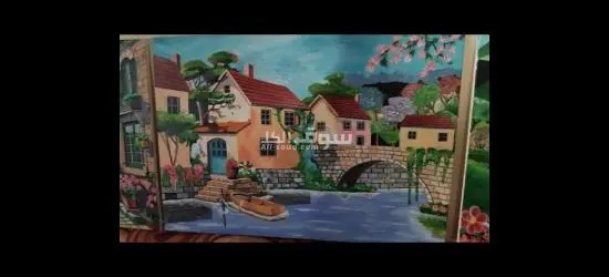 لوحة فنية عن جمال الطبيعة
