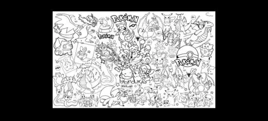 Poster pokemon with Giotto turbo color box