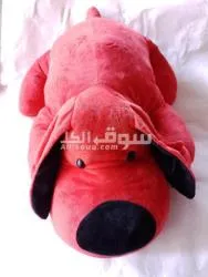 Plush Dog color red - 2
