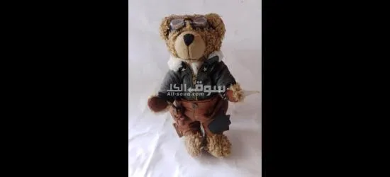 Plush Bear with gun
